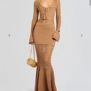 Retrofete SERENO KNIT CROCHET DRESS